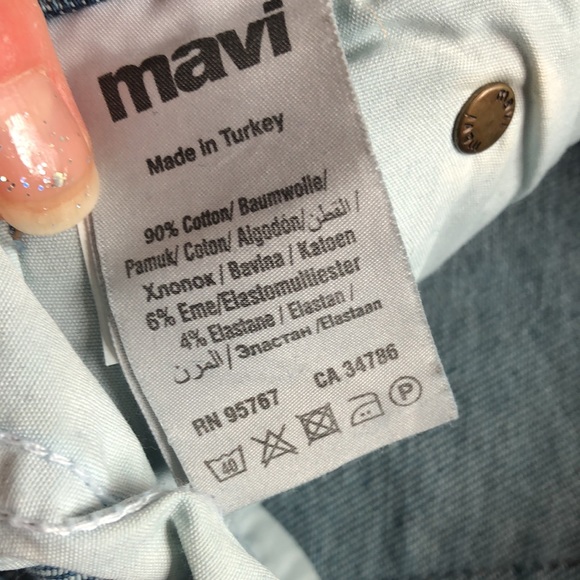 New Mavi Super High Rise Skinny Jeans - Picture 6 of 7